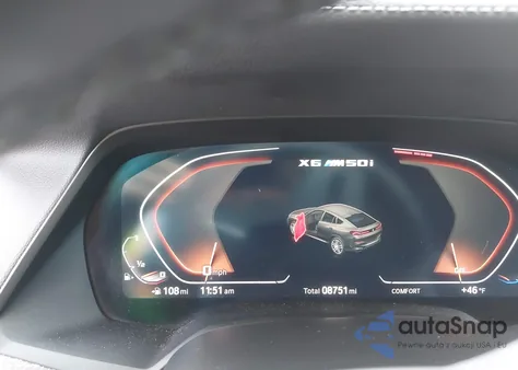 2023 BMW X6 M50I из США, поврежденный, VIN 5UXCY8C03P9N45341